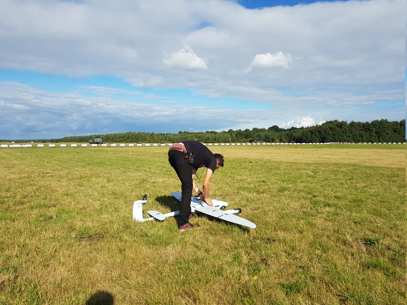 DLR drone gets prepared for flight